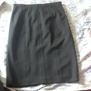 Black pencil skirt